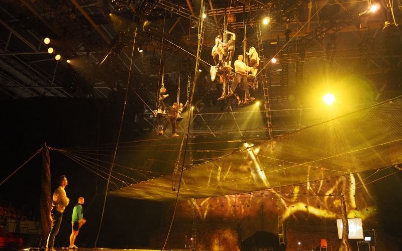 Circo del Sol en Zaragoza. Ensayo