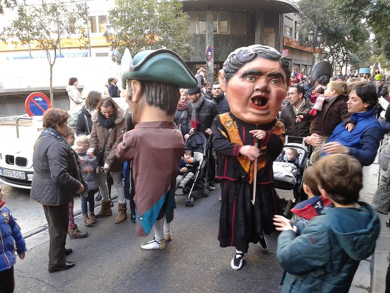 San Valero en Zaragoza, cabezudos